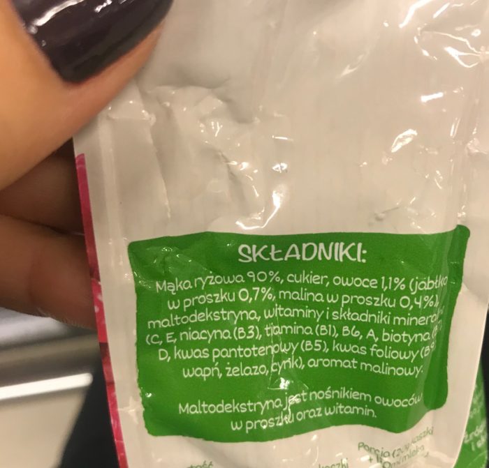 kaszka dla niemowląt
