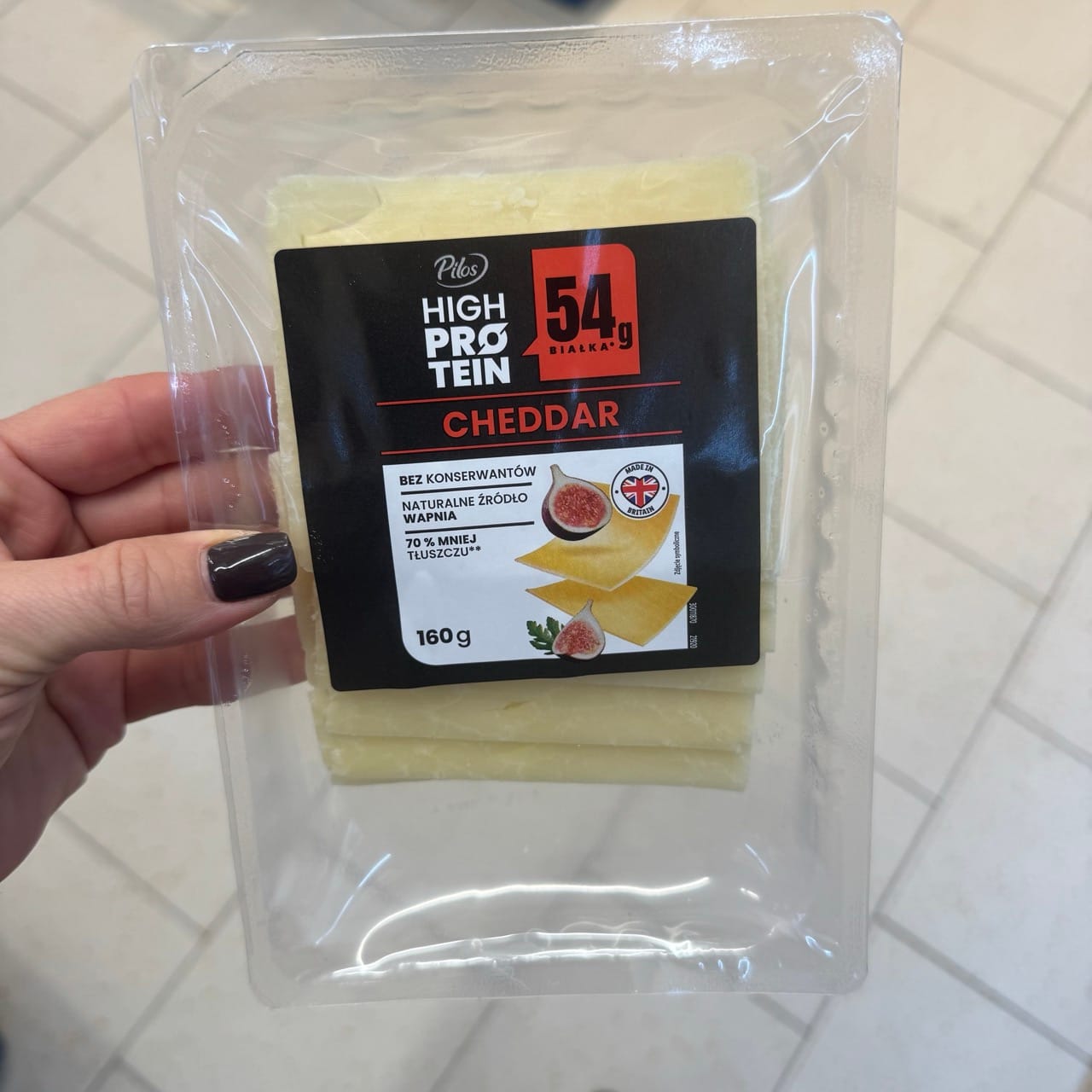 Ser cheddar wysokobiałkowy