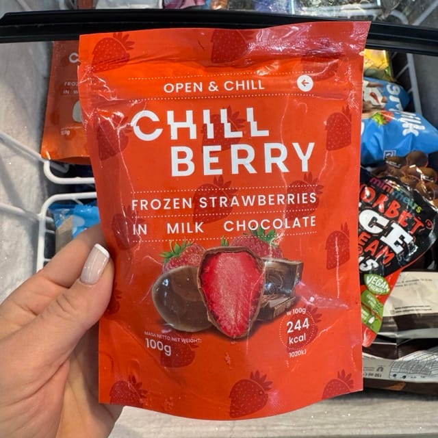 Mrożone owoce w czekoladzie