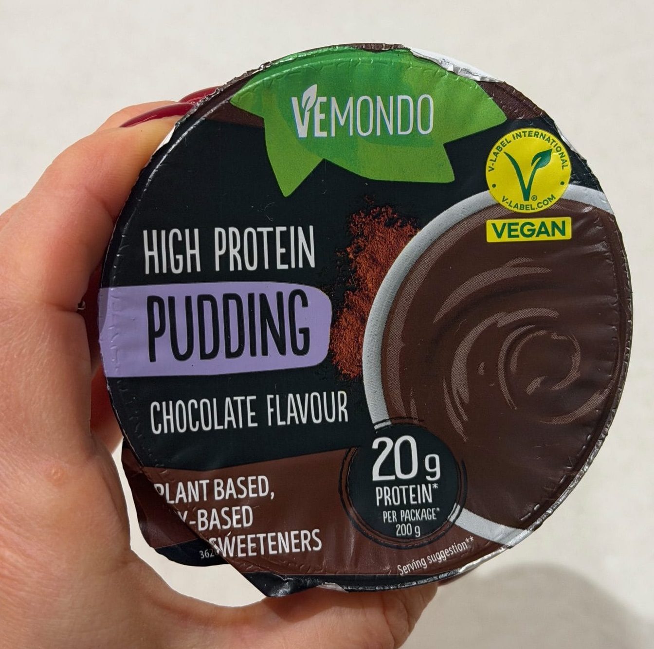 Wysokobiałkowy deser sojowy